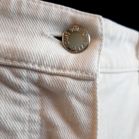 Louis Vuitton authentic denim white jeans - Picture 7 of 15